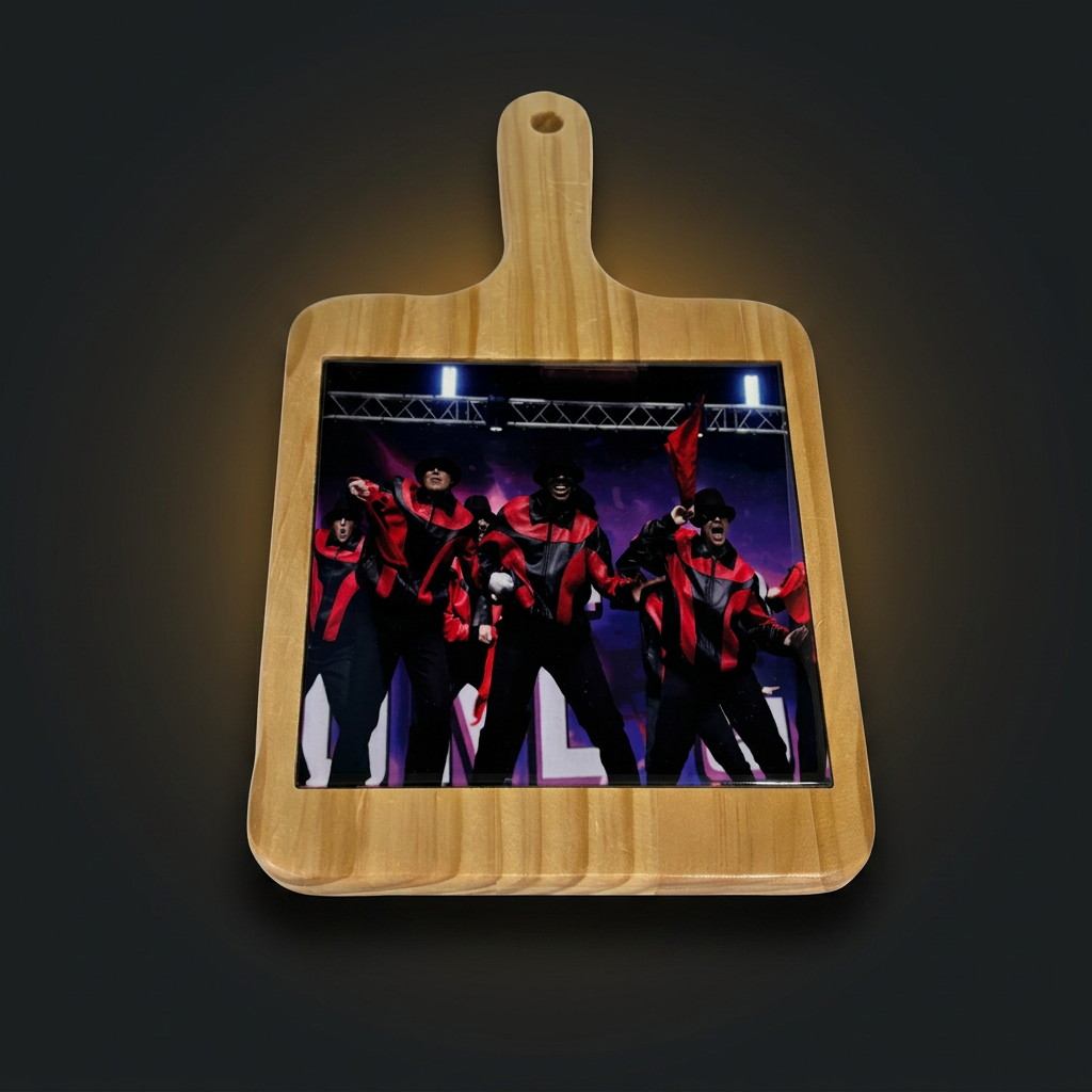 Cheese Board — Pinewood with Ceramic Tile